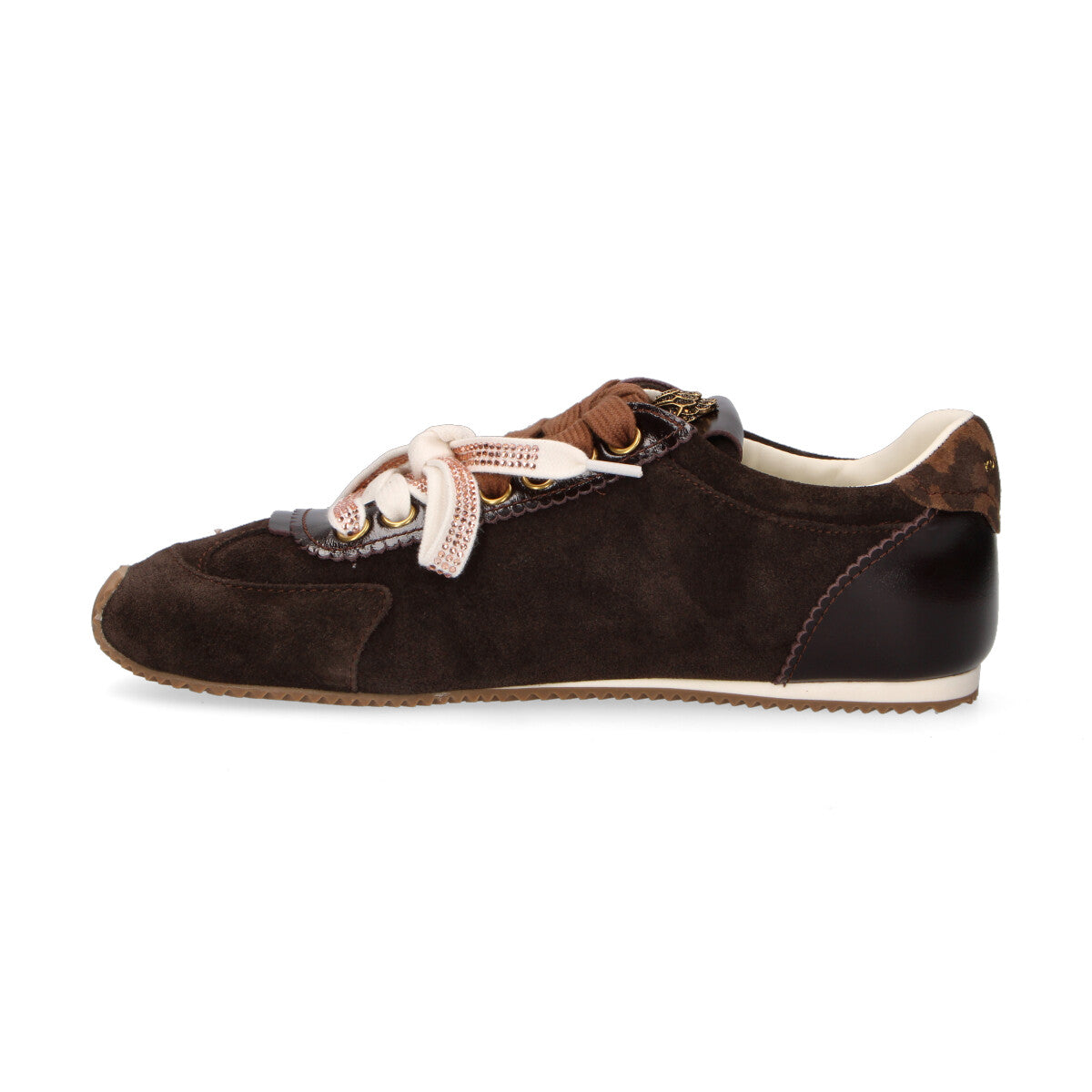 Kurt Geiger sneaker Islington in camoscio testa di moro