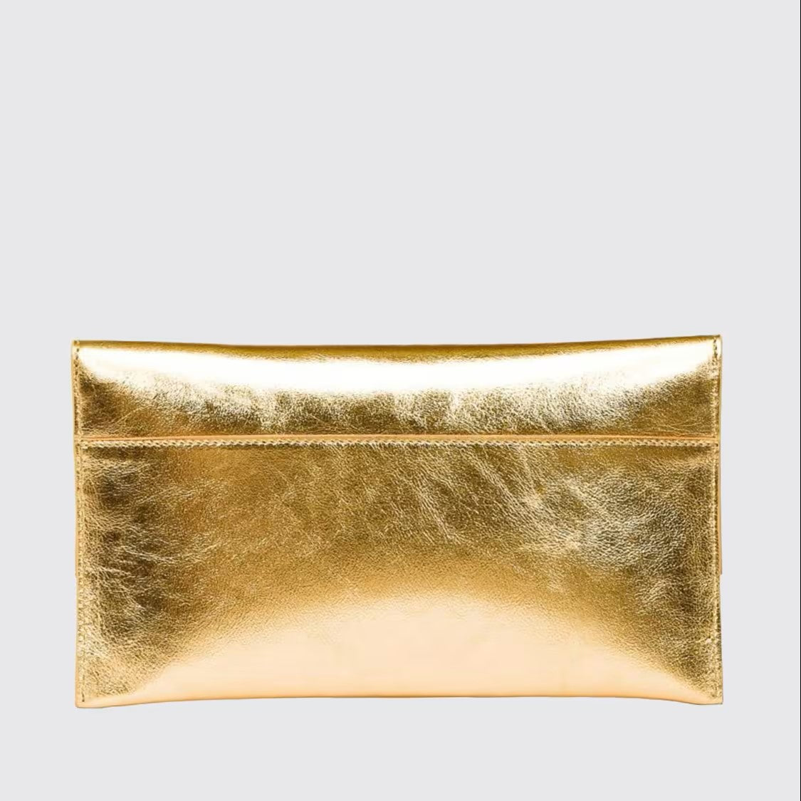 Patrizia pepe pochette Fly in pelle dorata