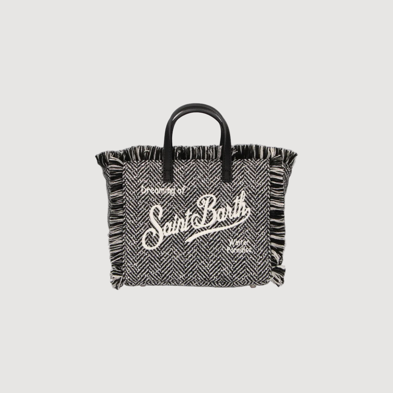 Mc2 Saint Barth borsa Vanity Mini Wool Herringbone