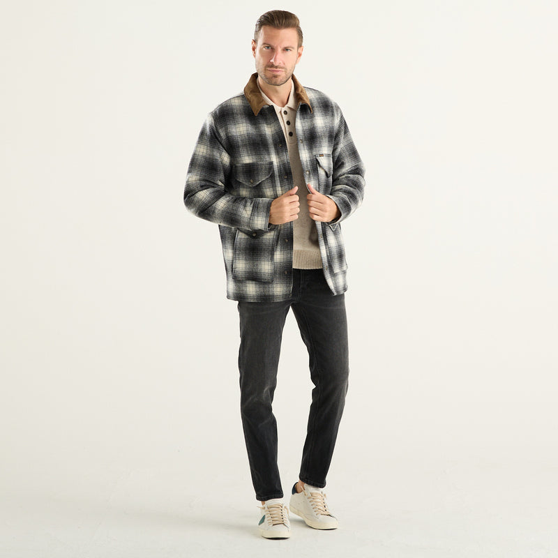 Filson – Giacca Spokane Insulated Cruiser tartan grigio