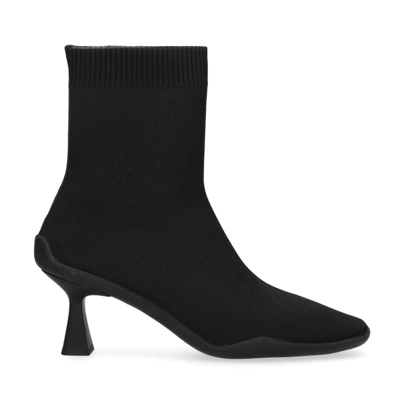 Emanuelle Vee tronchetto tessuto stretch nero