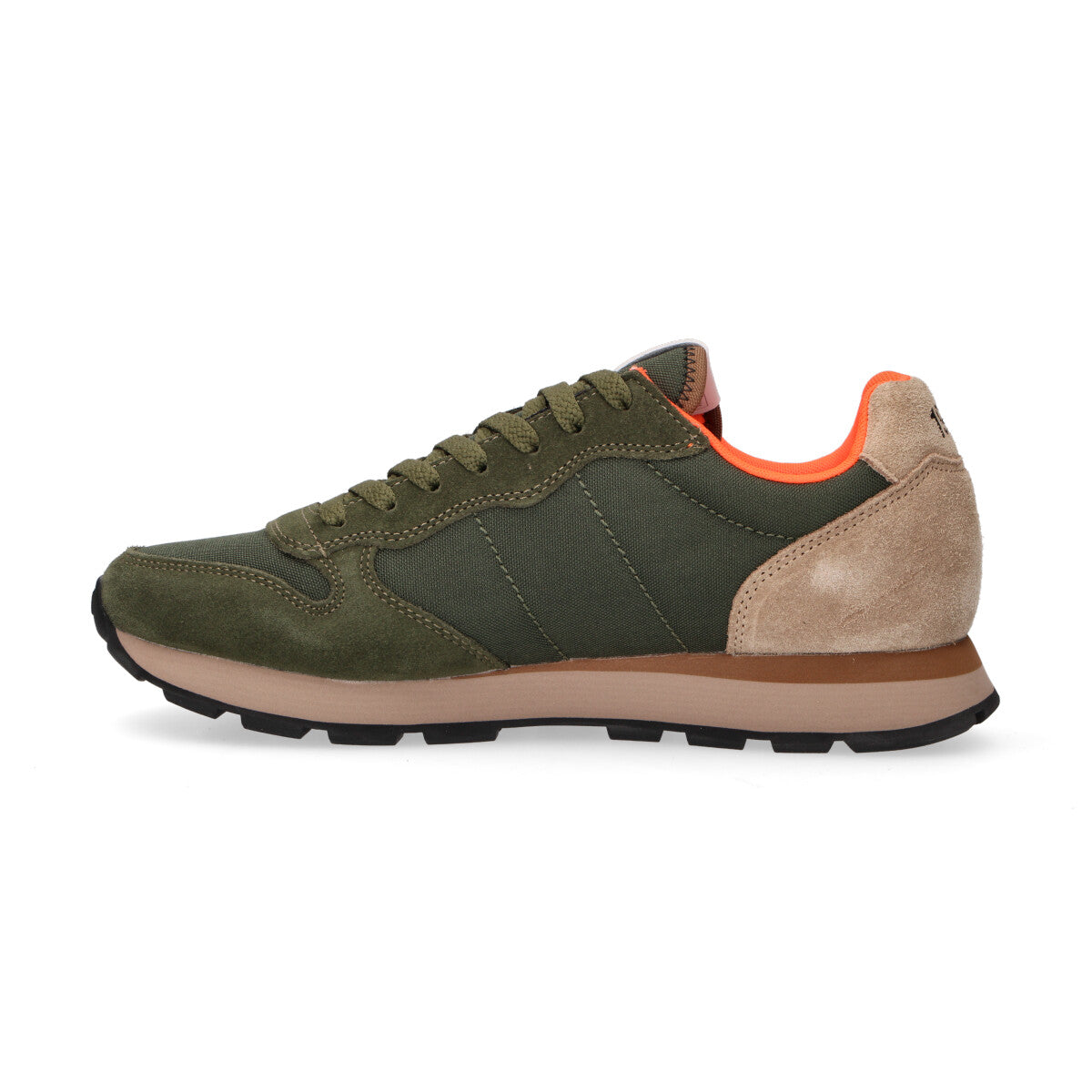 Sun68 sneaker Tom Multicolor in camoscio beige