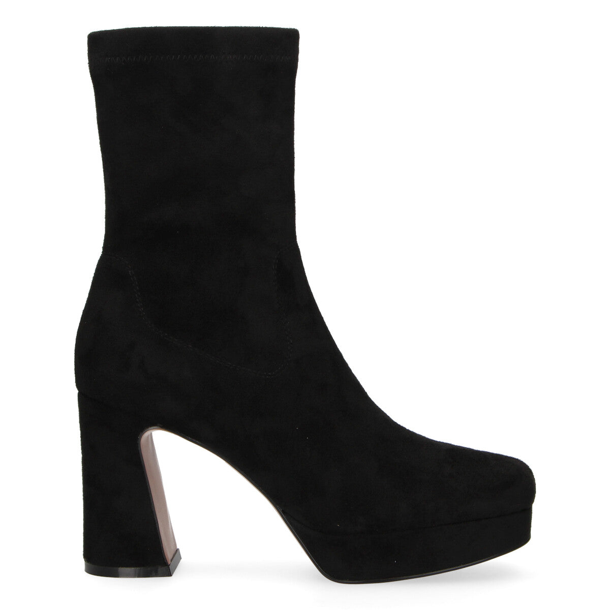 Emanuelle Vee tronchetto microfibra nero