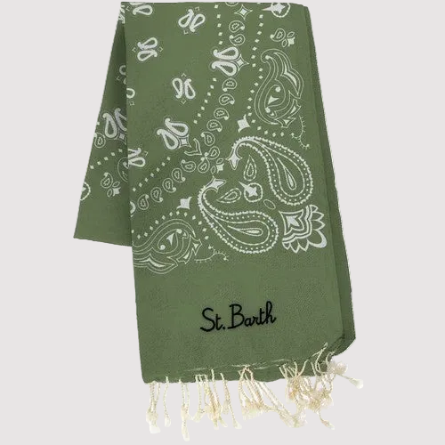 Mc2 Saint Barth telo mare Bandana verde
