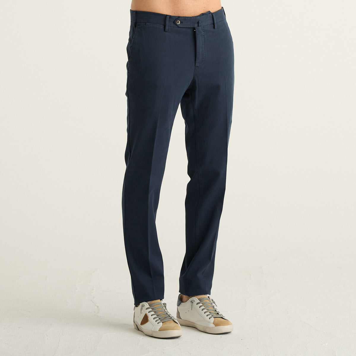PT Torino Pantaloni Uomo Blu Navy Slim Fit con Tasche America