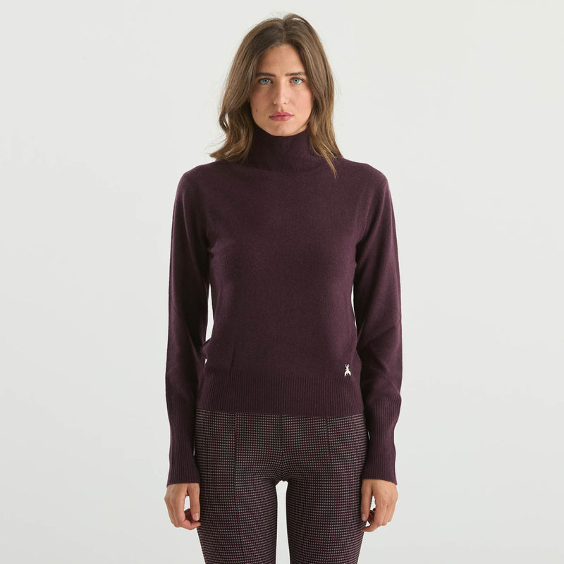 Patrizia Pepe dolcevita in tessuto bordeaux