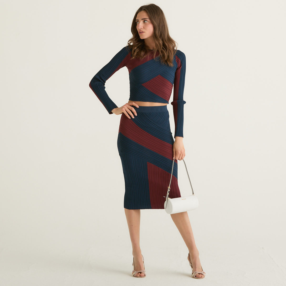 Patrizia Pepe maglia maniche lunghe a righe