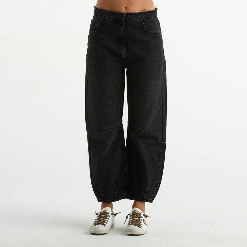 Patrizia Pepe jeans baloon in denim antracite