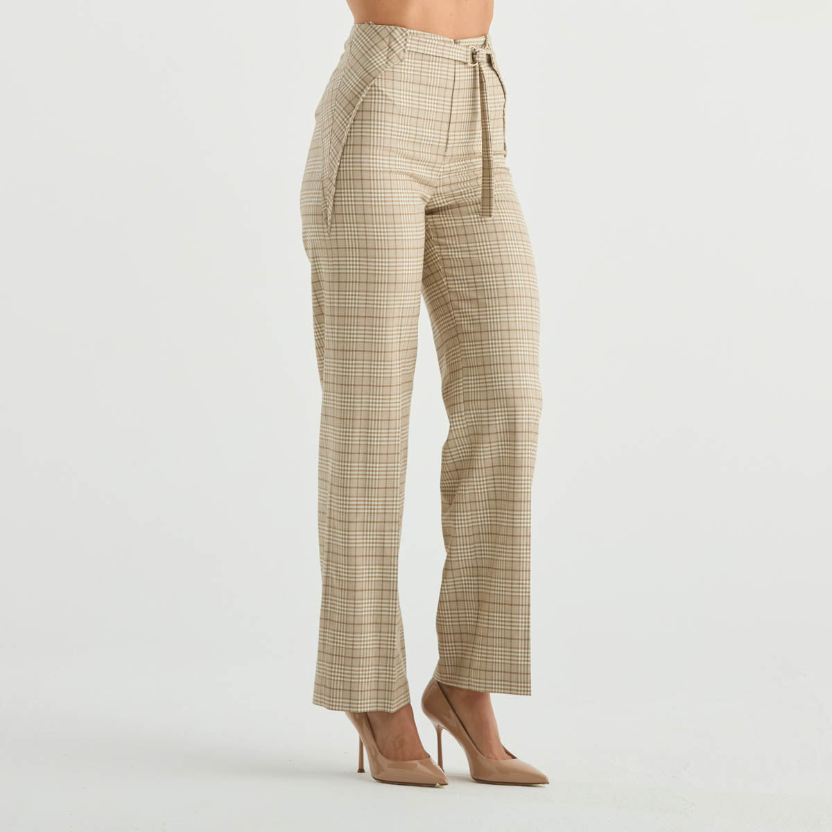 Patrizia Pepe pantalone in fantasia beige