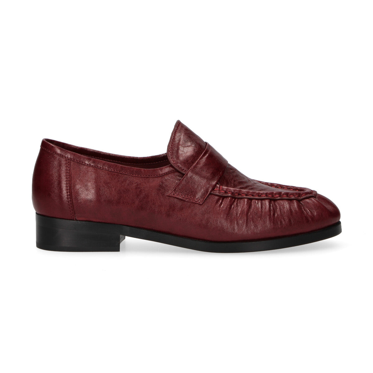 Massimo Santini mocassino Angelica in pelle bordeaux