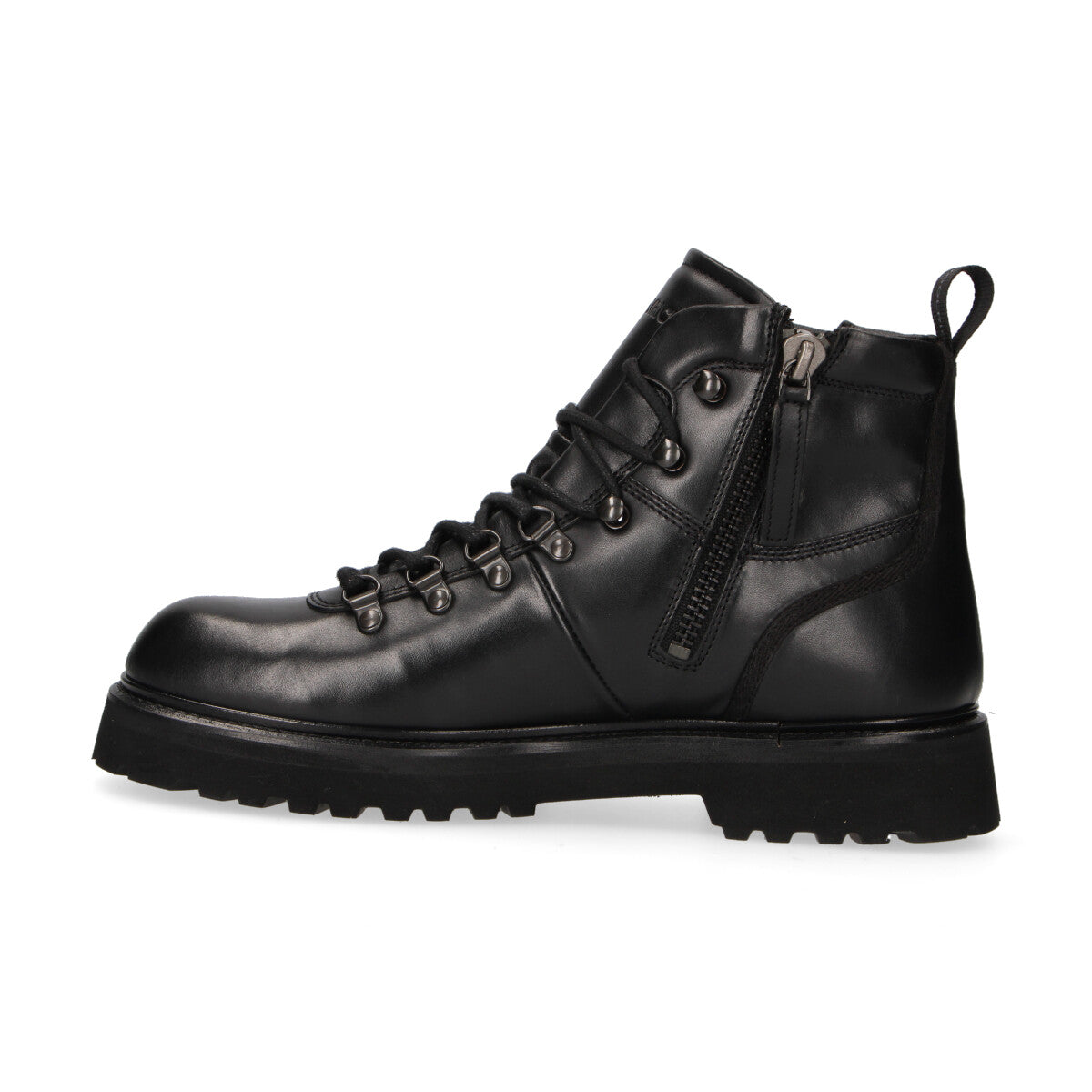 Woolrich pedula in pelle nera