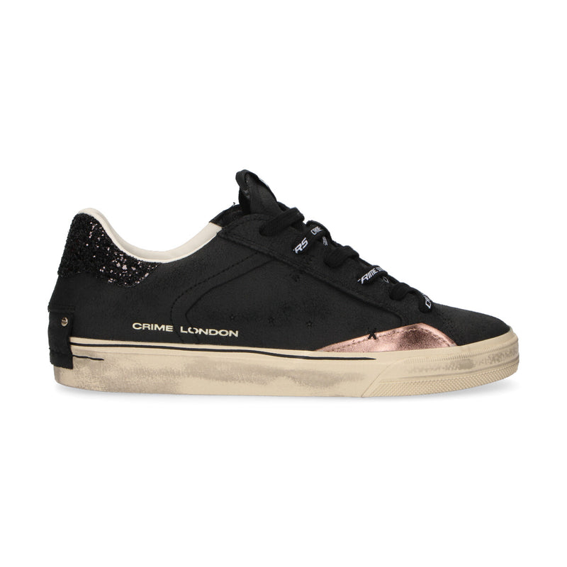 Crime London sneaker Deconstructed black starlight