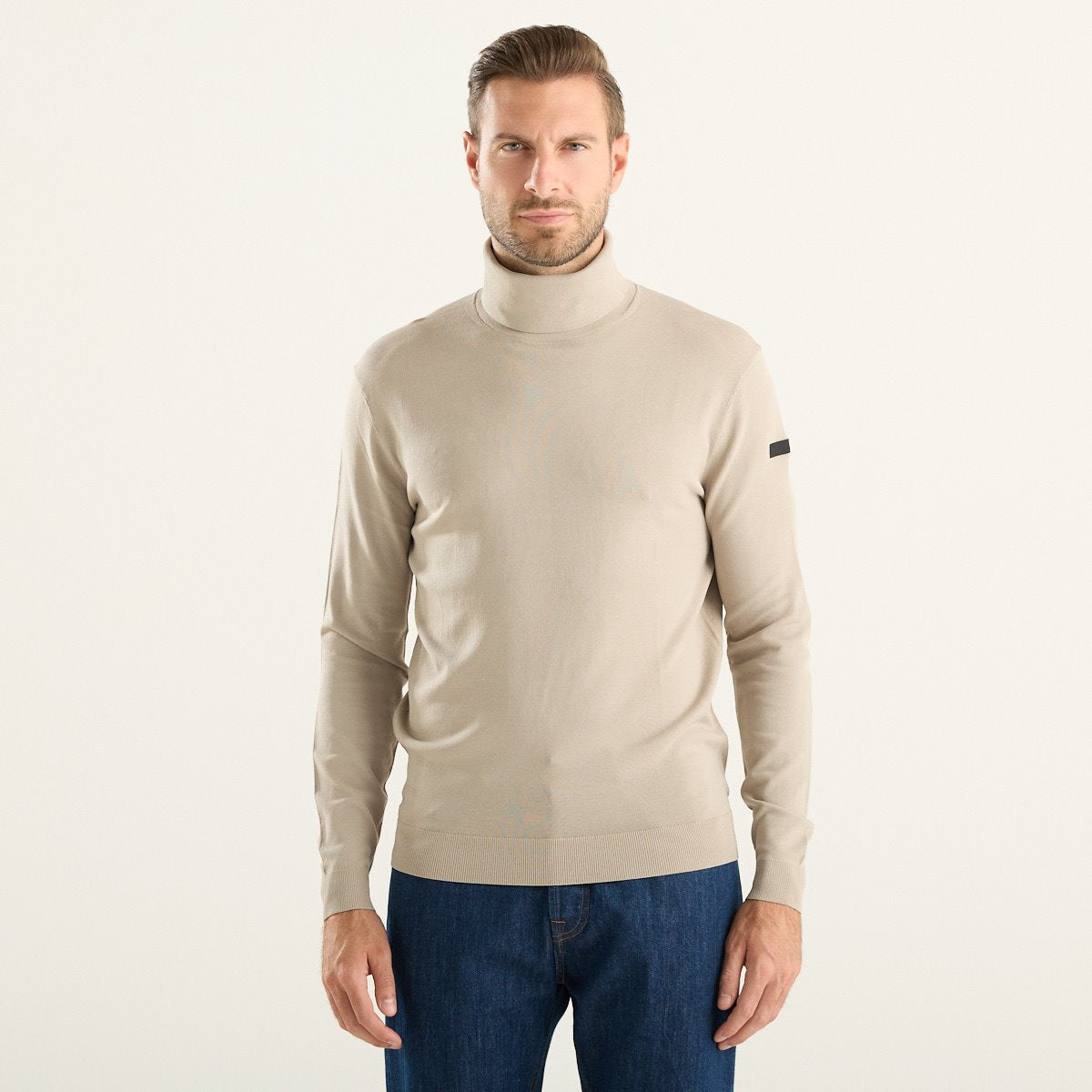 RRD maglia dolcevita uomo Maxell Turtleneck Knit beige
