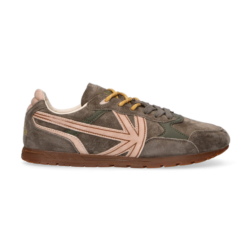 Kaotiko sneaker Seattle in camoscio verde