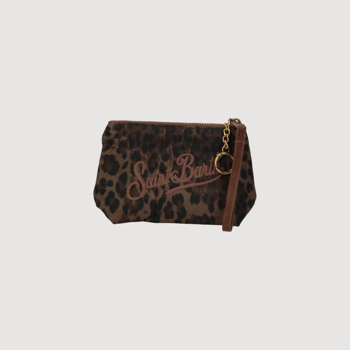 Mc2 Saint Barth pochette Aline Mini Wax dark leopard