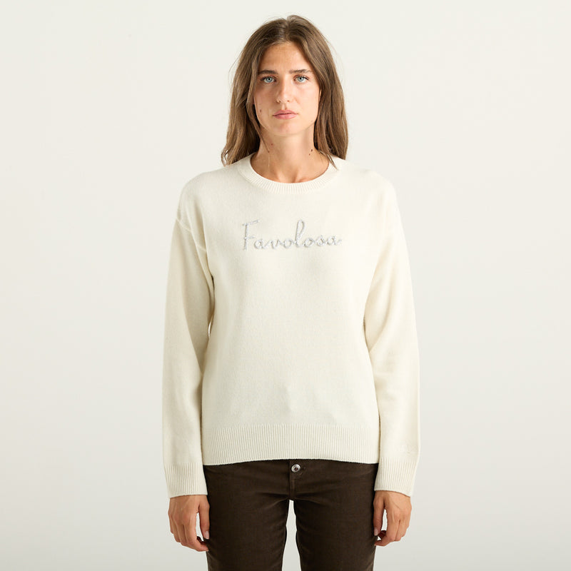 MC2 Saint Barth Tessa Maglione Favolosa Donna Panna