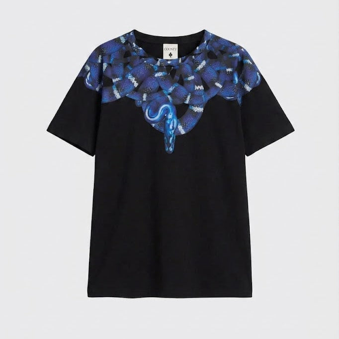 County of Milan t-shirt cotone stampa serpenti