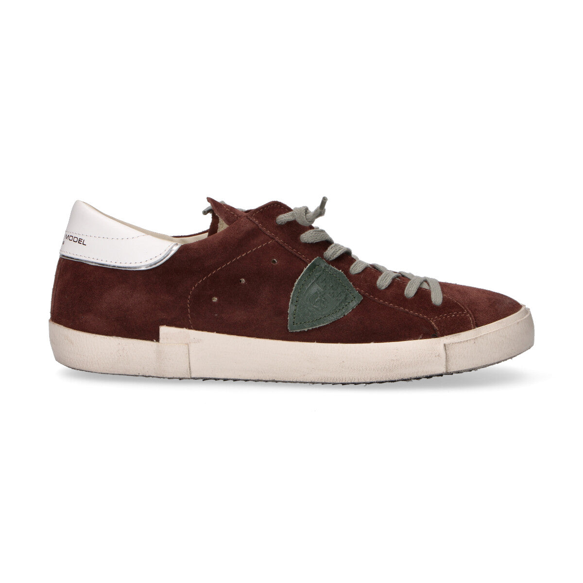 Philippe Model sneaker Paris in camoscio marrone