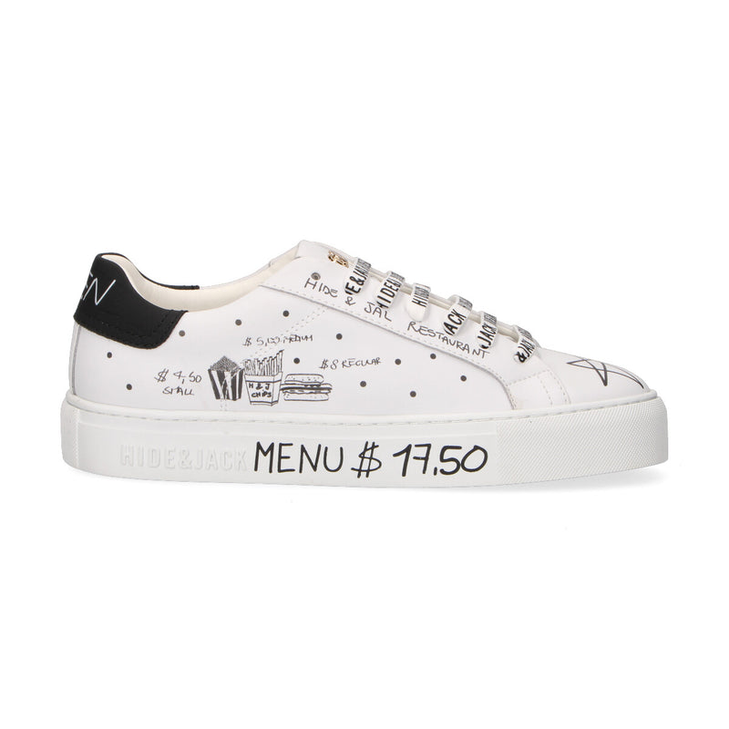 Hide & Jack sneaker Sky Open Cinema pelle bianca