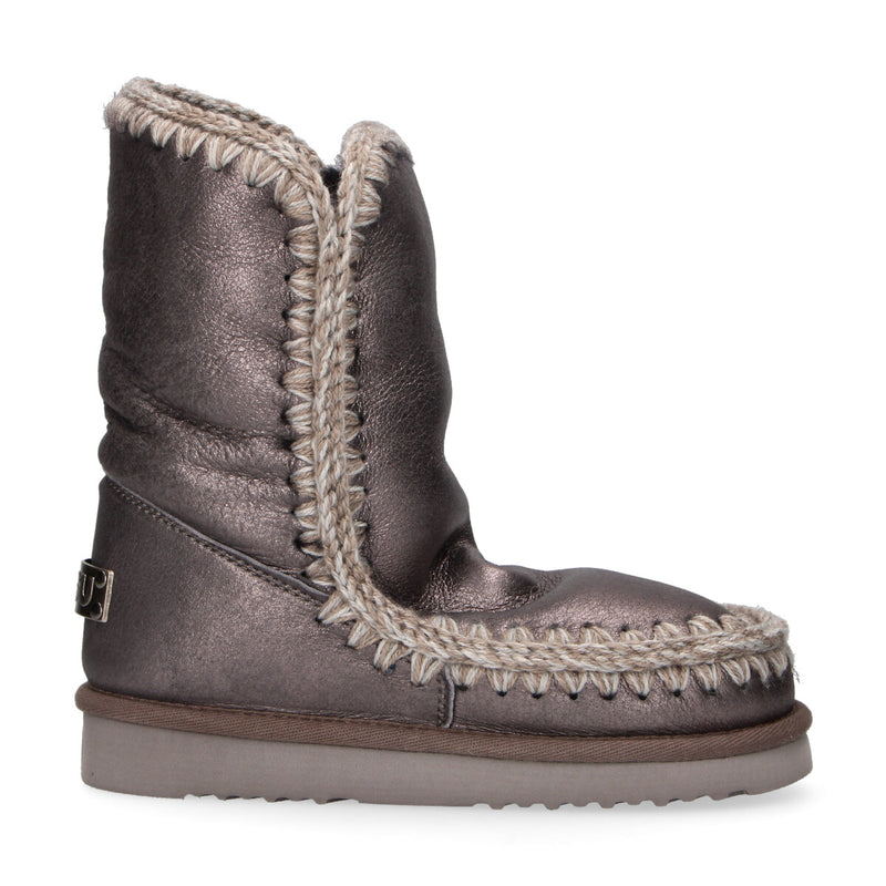Mou boot Eskimo in camoscio piombo