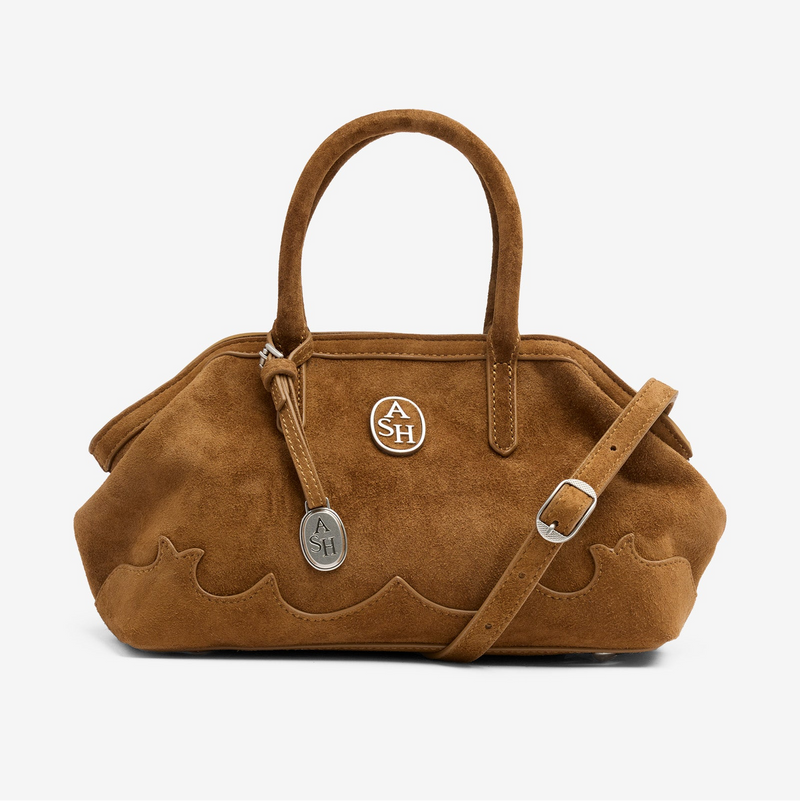 Ash borsa josephin texas in camoscio cammello