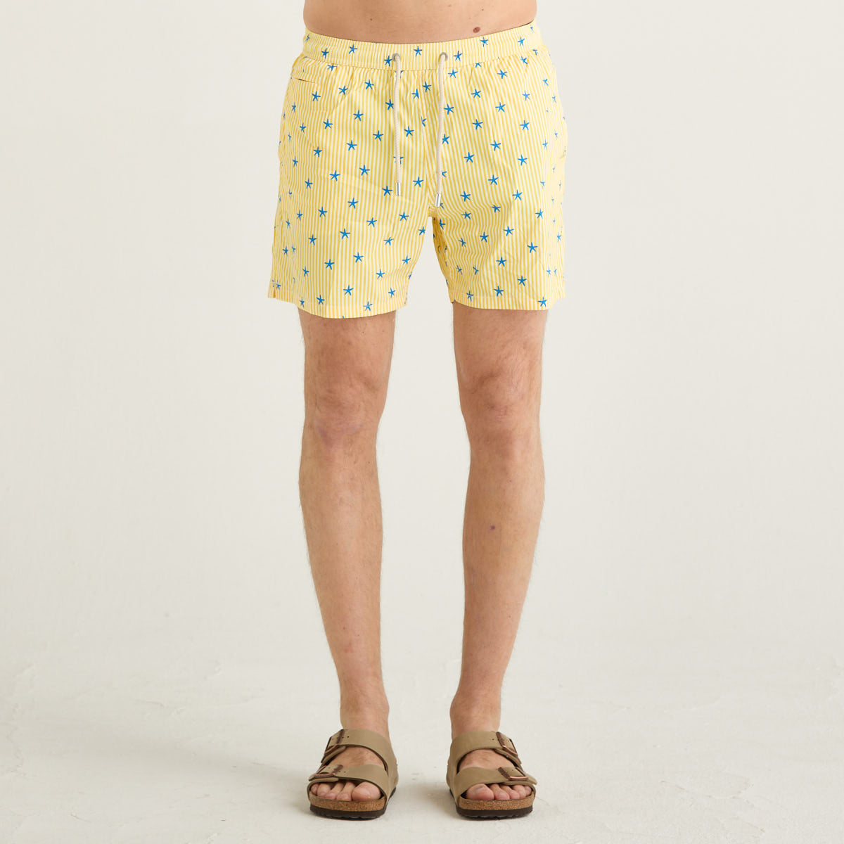 Mc2 Saint Barth costume vega stripes giallo