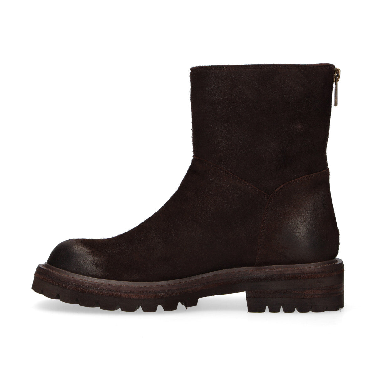 Massimo Santini boots Adelaide in camoscio testa di moro