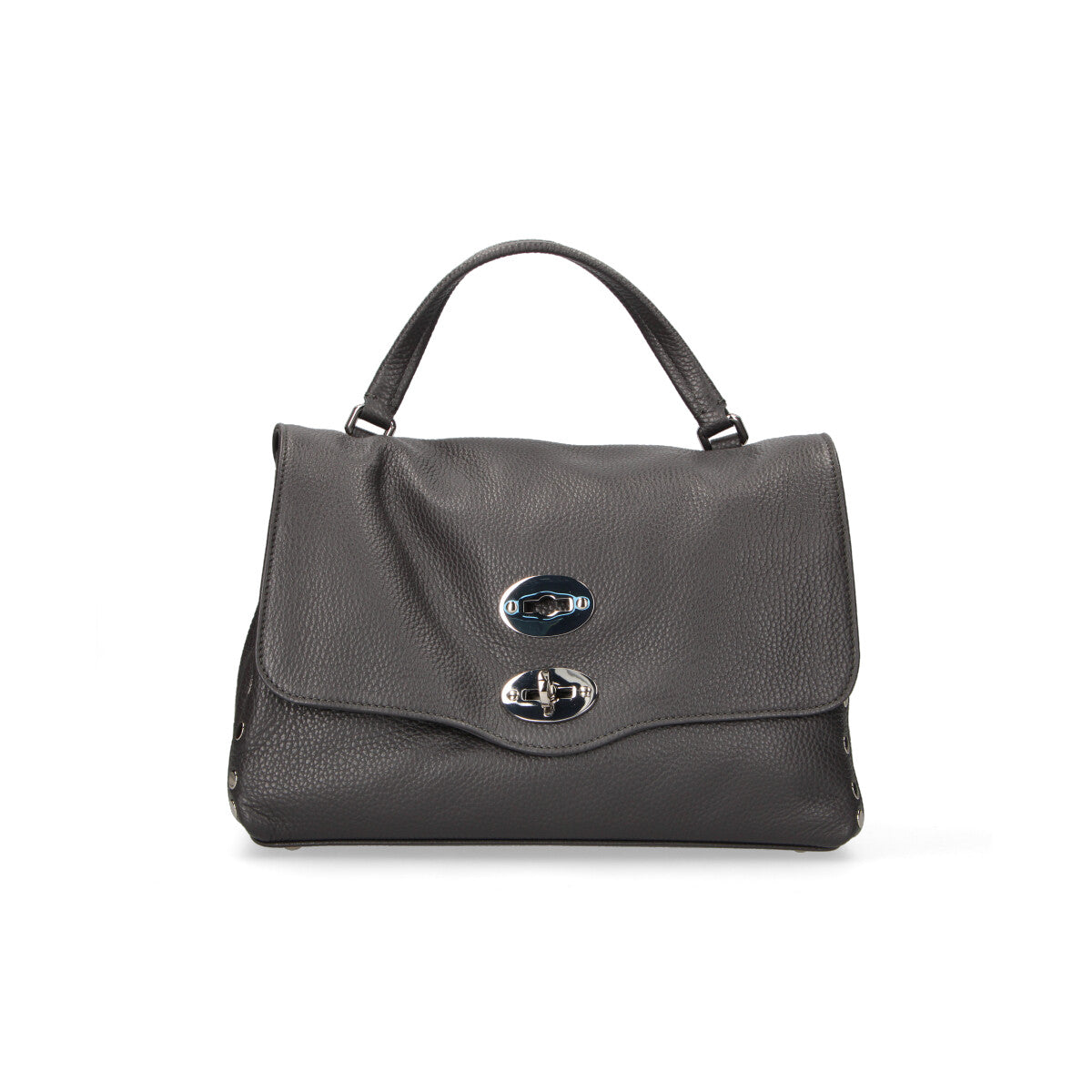 Zanellato Postina small Daily Giorno in pelle grey vulcano