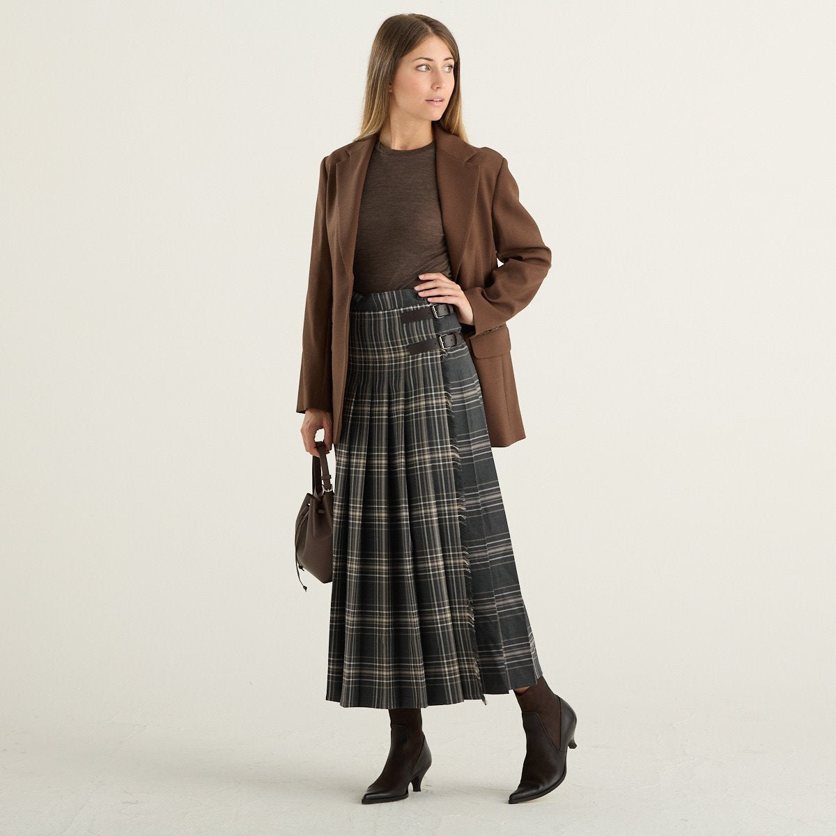 Weekend Max Mara blazer donna Asta monopetto in lana cacao
