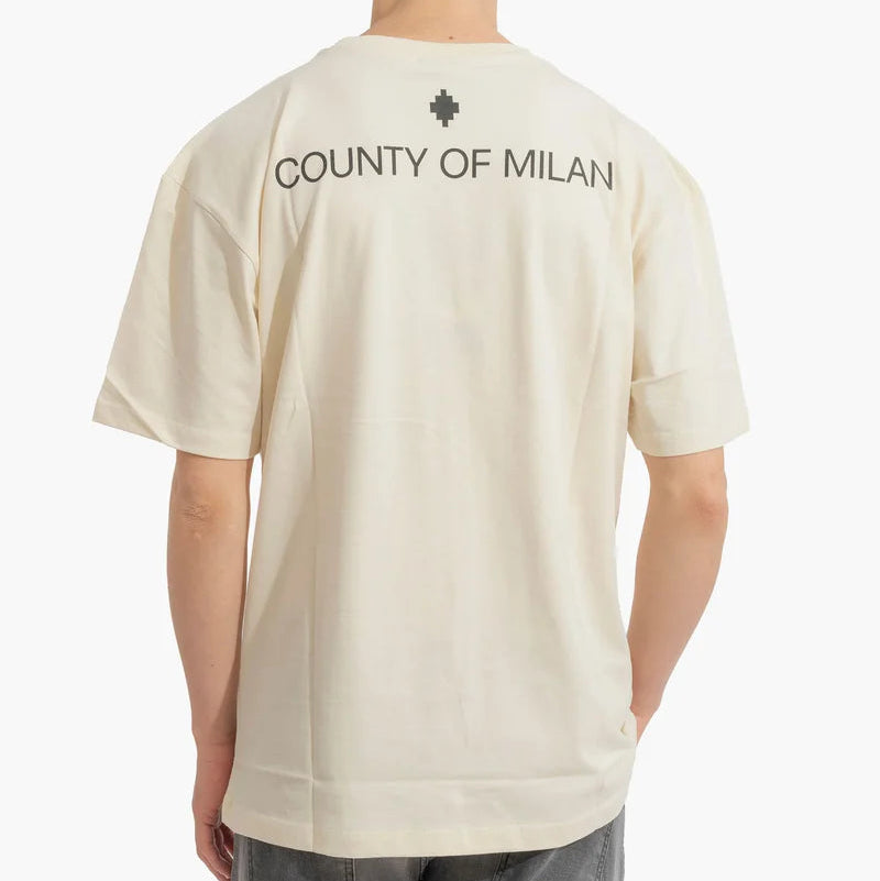County of Milan t-shirt in cotone con stampa tigre