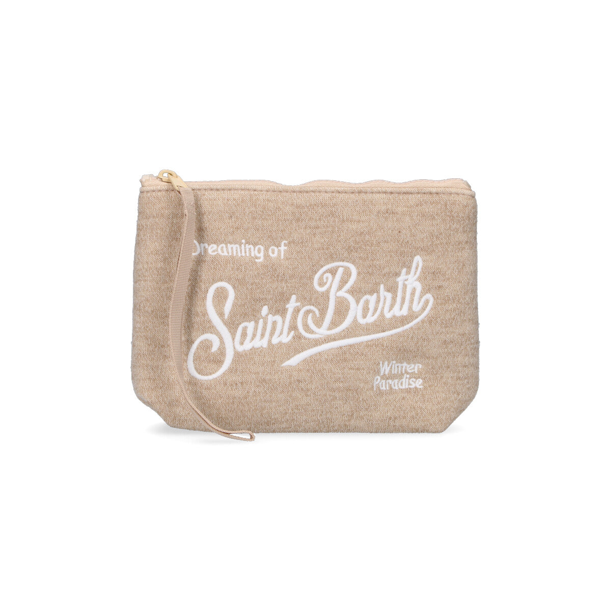 MC2 Saint Barth pochette Aline Wool beige