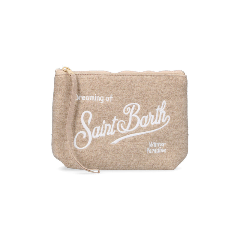 MC2 Saint Barth pochette Aline Wool beige