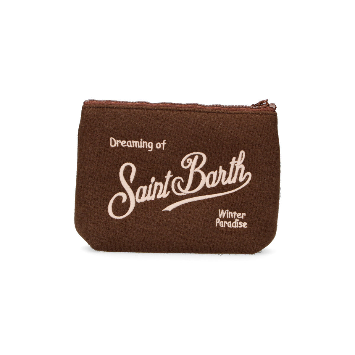 MC2 Saint Barth pochette Aline Wool marrone