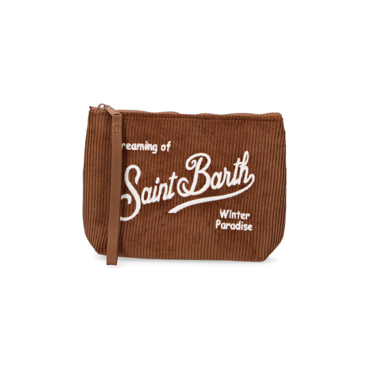 MC2 Saint Barth pochette Aline corduroy cuoio