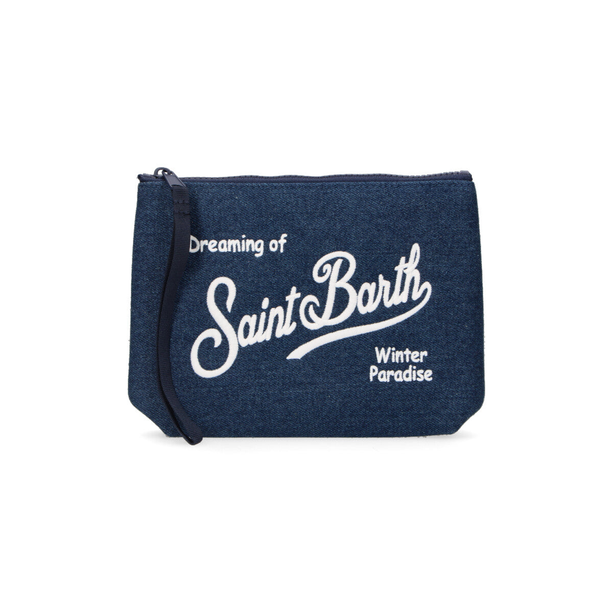MC2 Saint Barth pochette Aline denim blu