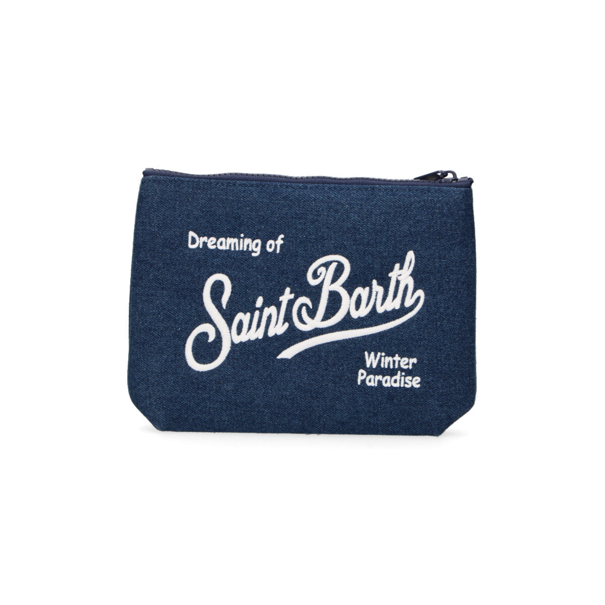 MC2 Saint Barth pochette Aline denim blu