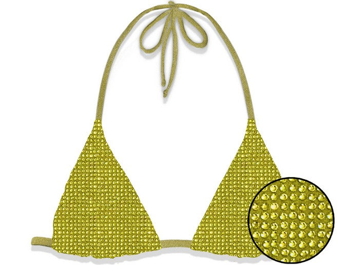 Mc2 Saint Barth bikini triangolo annabelle senape