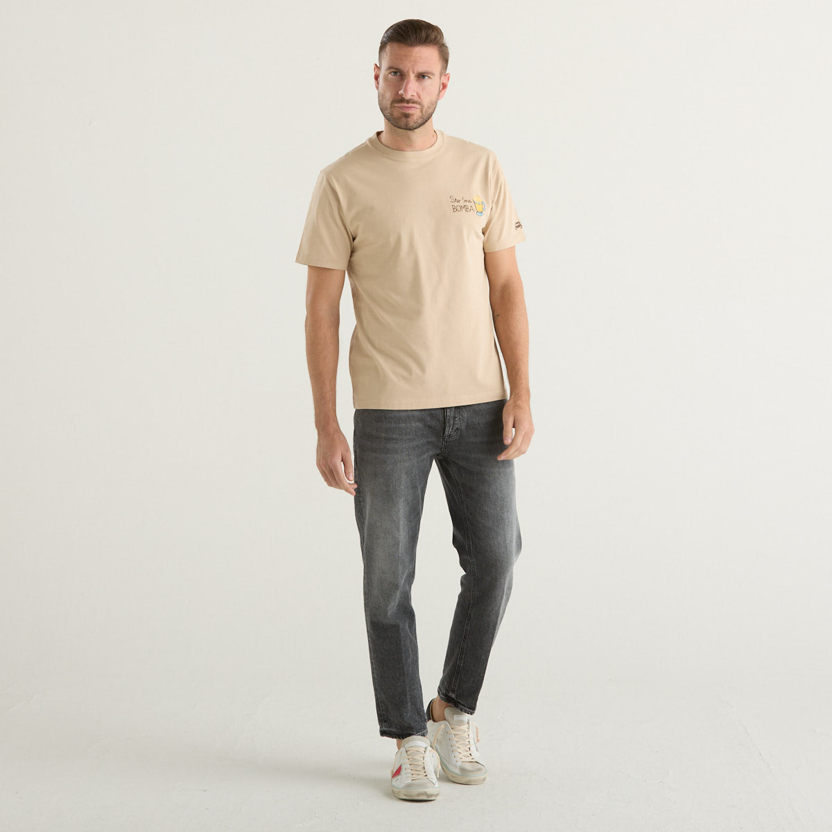 Mc2 Saint Barth t-shirt baileys crema beige