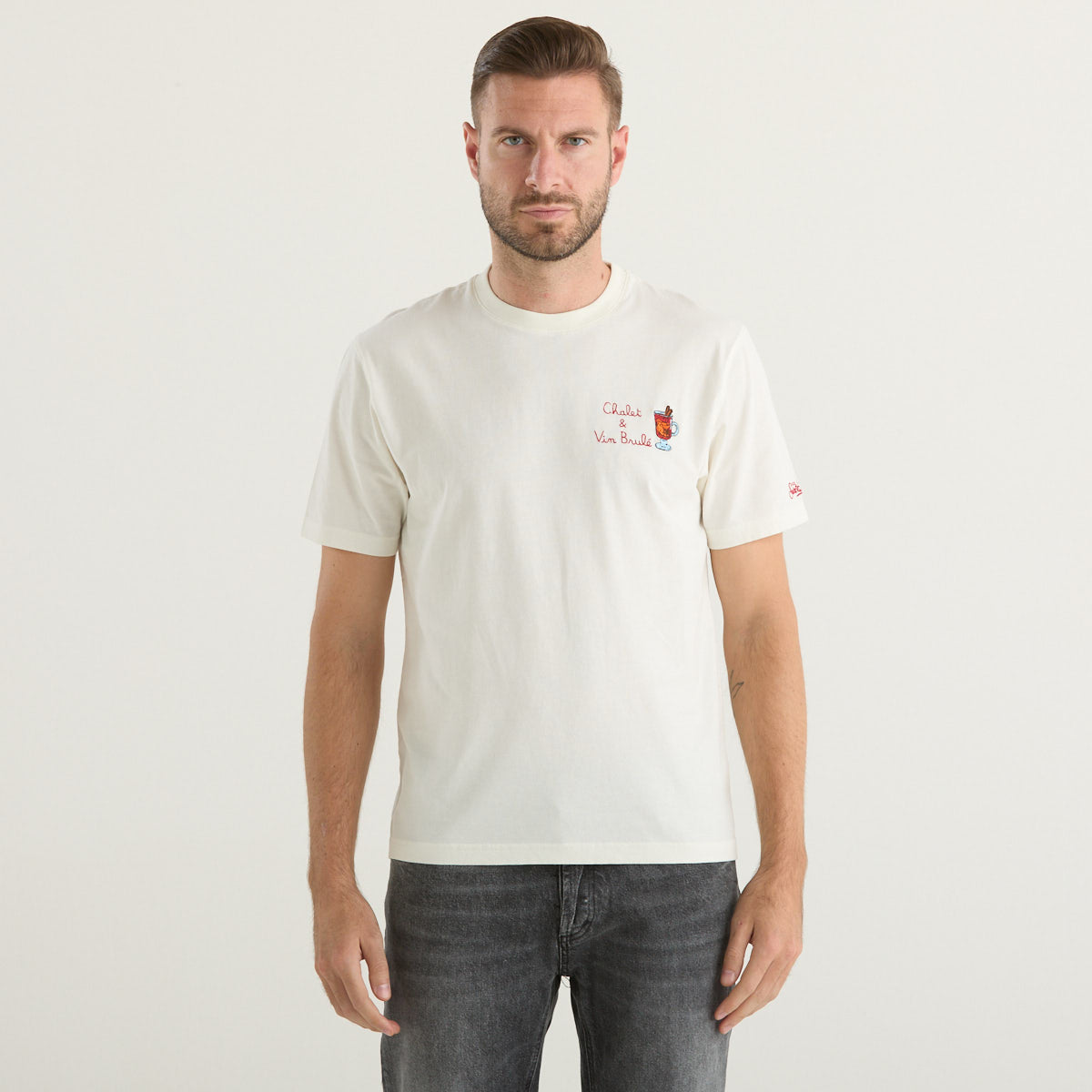 Mc2 Saint Barth t-shirt chalet e vin brule bianca