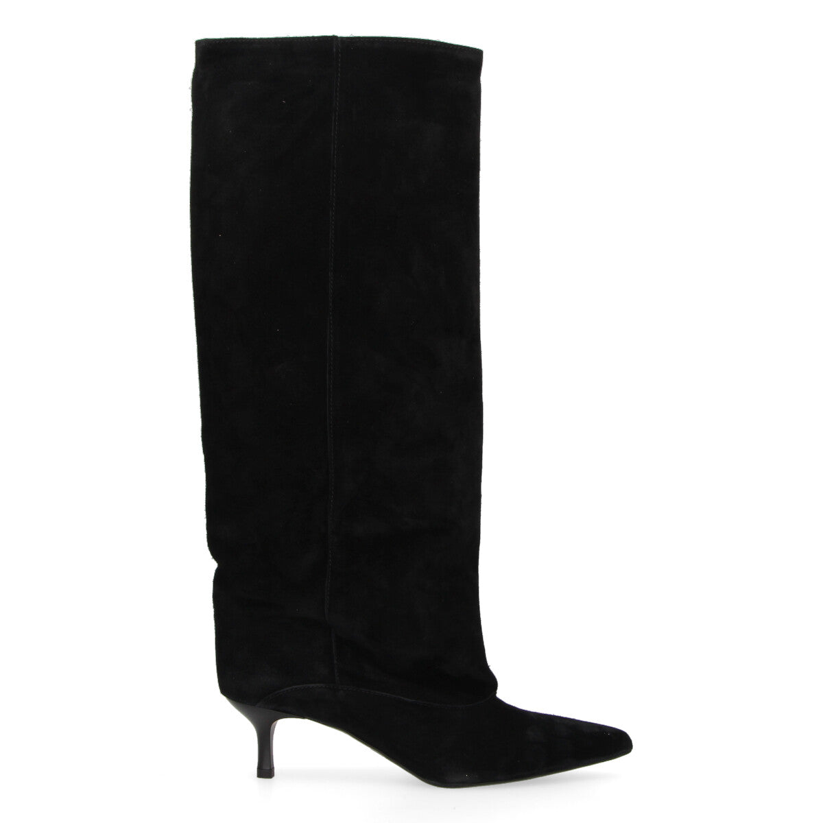 Ovyè stivale in camoscio nero