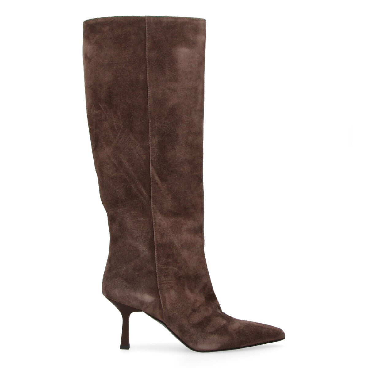 Ovyè stivale in camoscio tortora