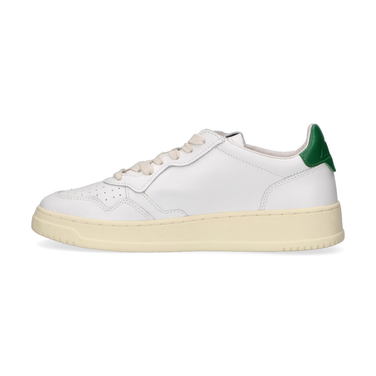 Autry sneaker Medialist Low in pelle bianca verde