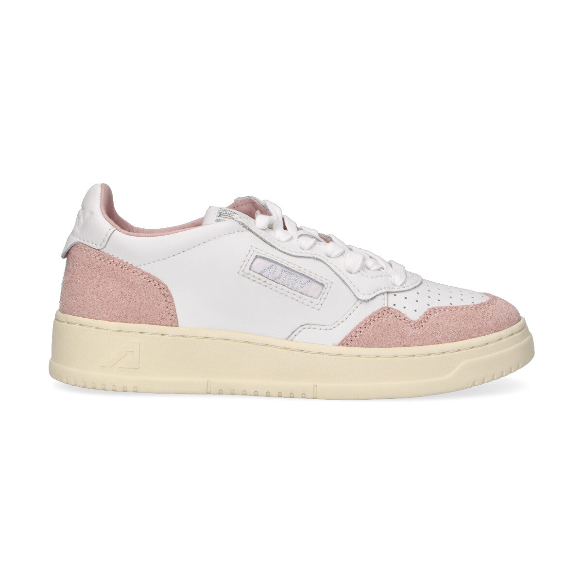 Autry sneaker Medialist Low in pelle glitter rosa
