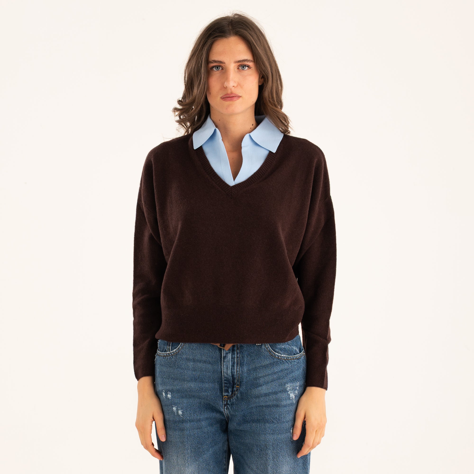 Souvenir maglia con colletto testa di moro