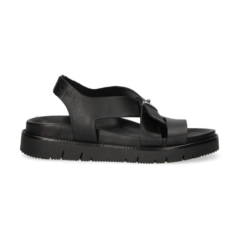 Patrizia Bonfanti sandalo Baky in pelle nero