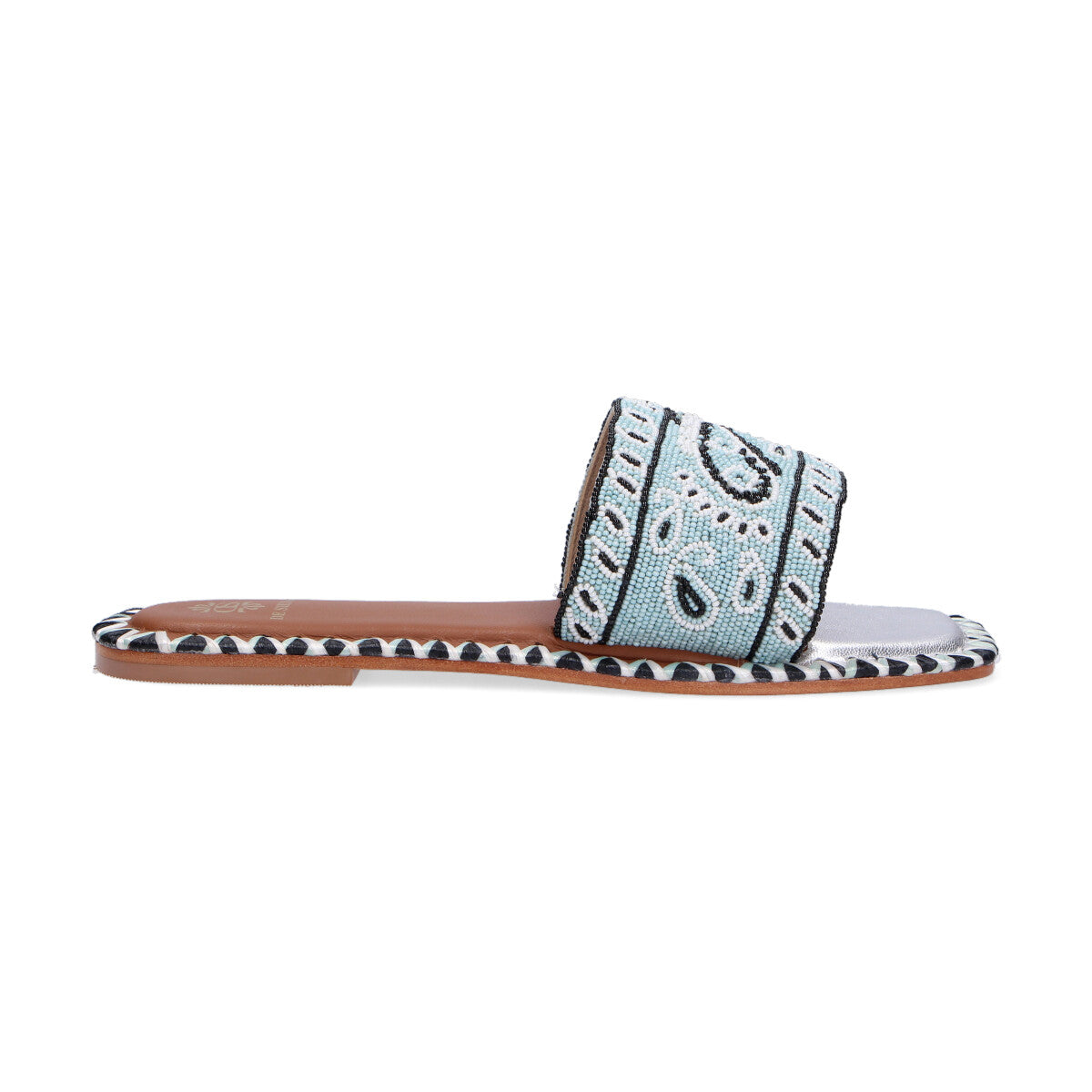 De Siena ciabatte bandana sky blue