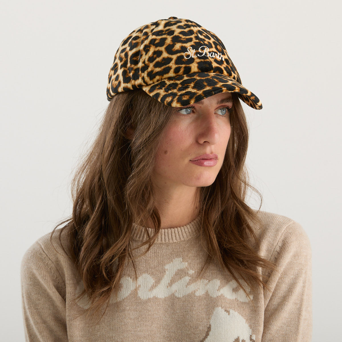 Mc2 Saint Barth baseball cap velluto maculato