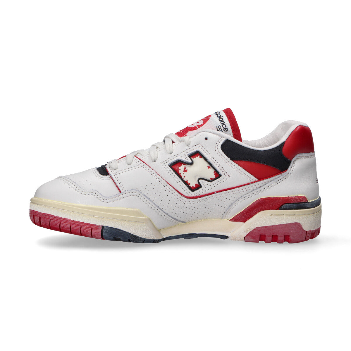 New Balance 550 sneaker bianco rosso