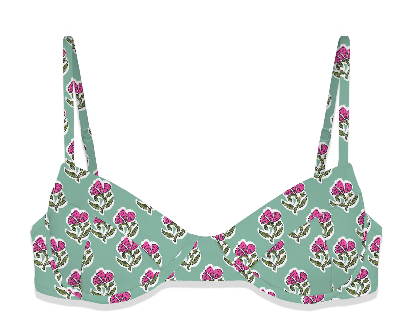 Mc2 Saint Barth bralette con ferretto jaipur bloom