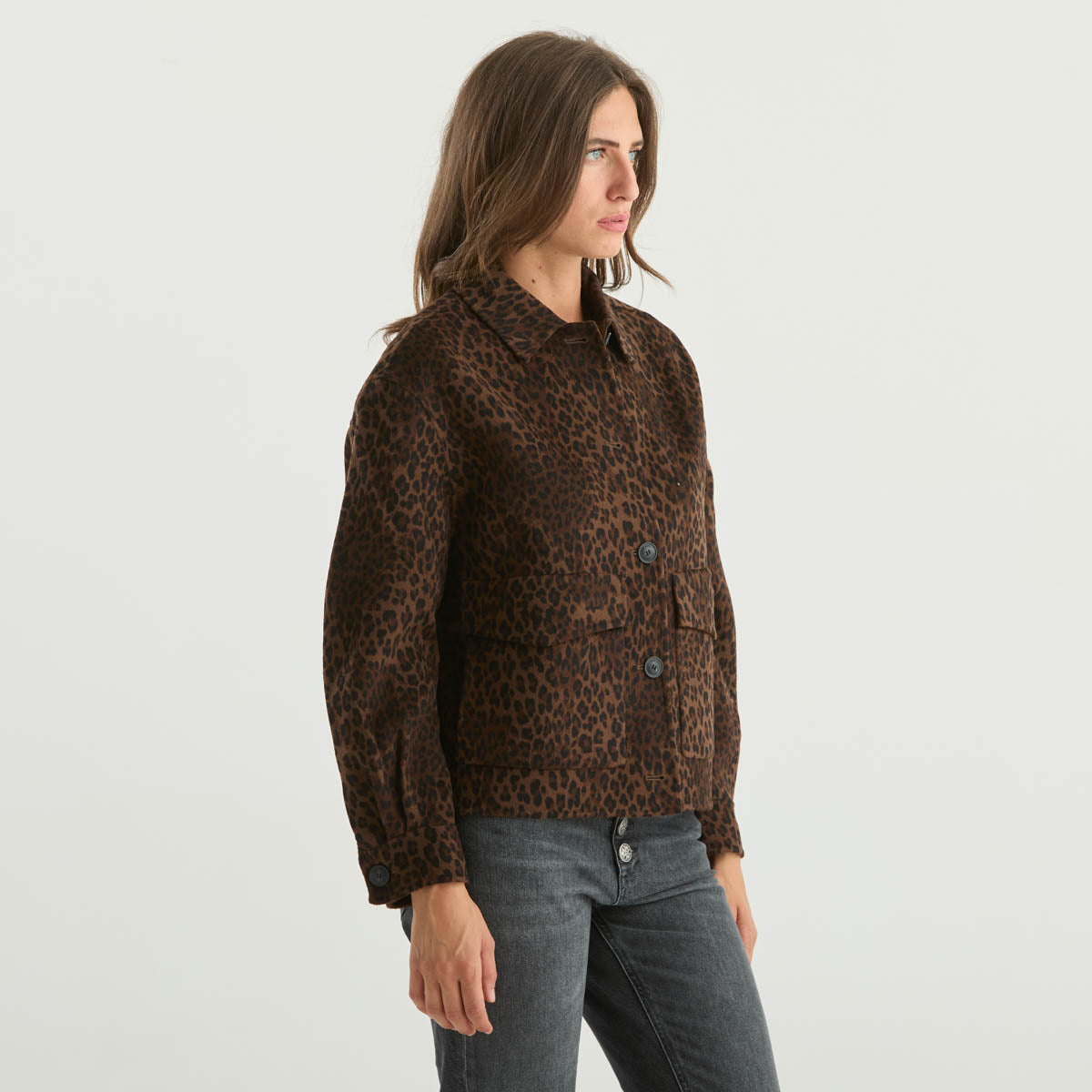 Mc2 Saint Barth giacca bonnibell dark leopard